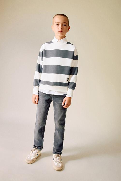Jeans regular - open gray