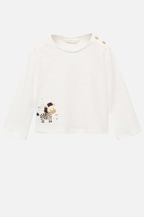 T-shirt cebra - natural