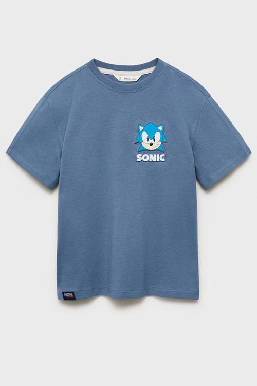 T-shirt sonicact - medium blue