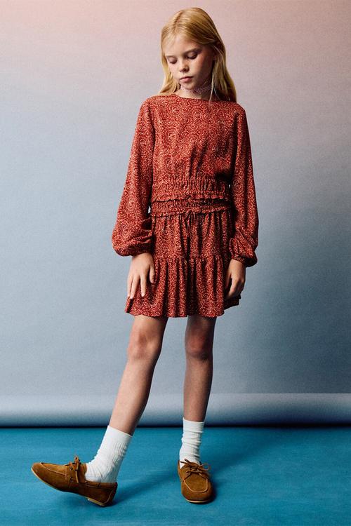 Blouse lolita - medium orange