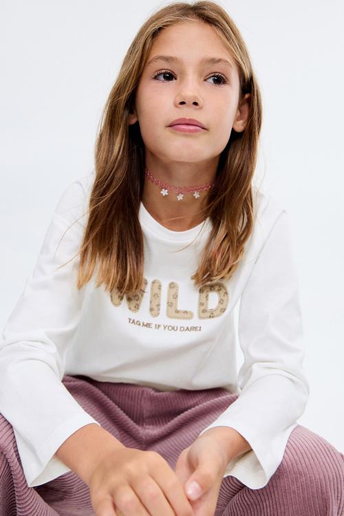 T-Shirt WILD - Natural