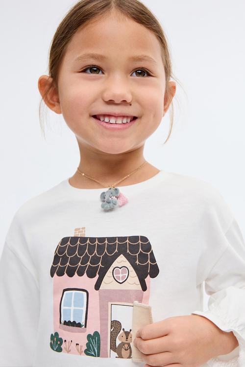 Printed t-shirt - WHITE
