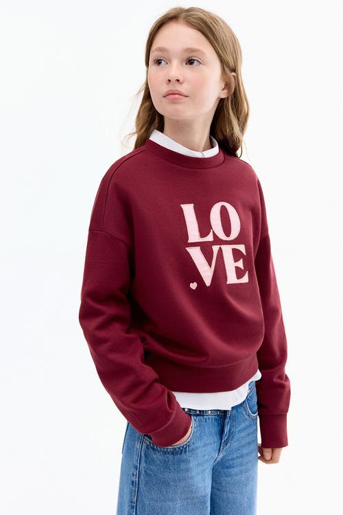 Sweatshirt lundi - dark red