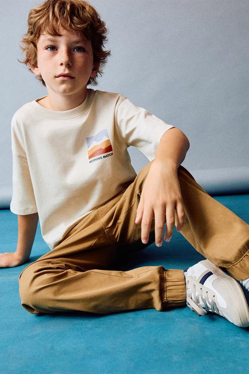 T-shirt morning - light/pastel brown