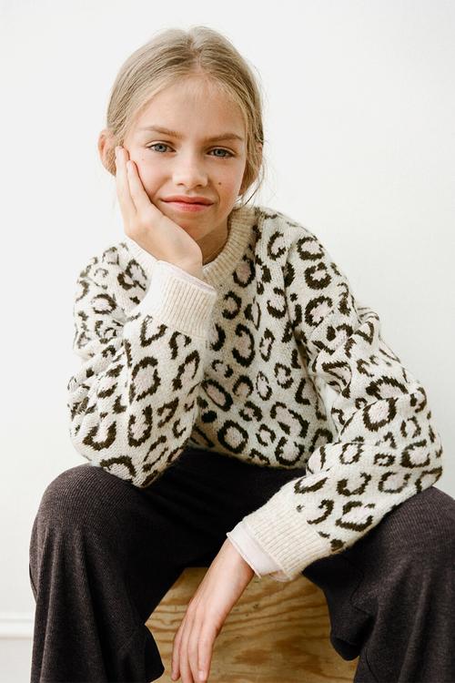 Sweater MEOW - Light/Pastel Brown