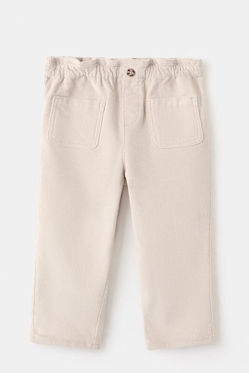 Corduroy trousers - beige