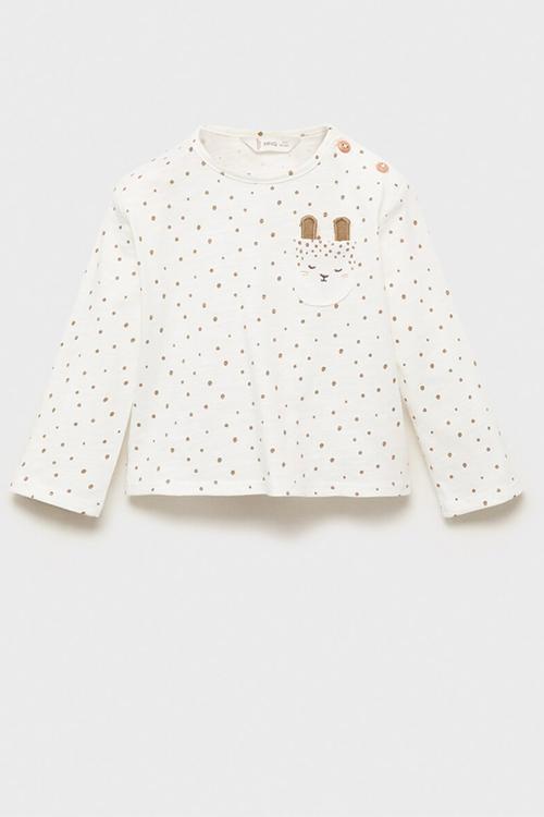 T-shirt cheetah - natural