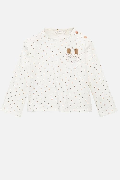 T-shirt cheetah - natural
