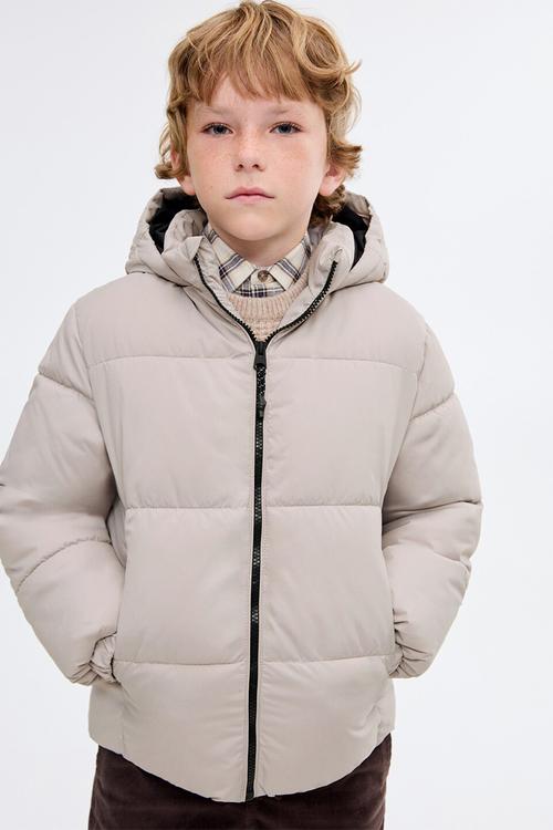 Puffer coat america - light/pastel brown