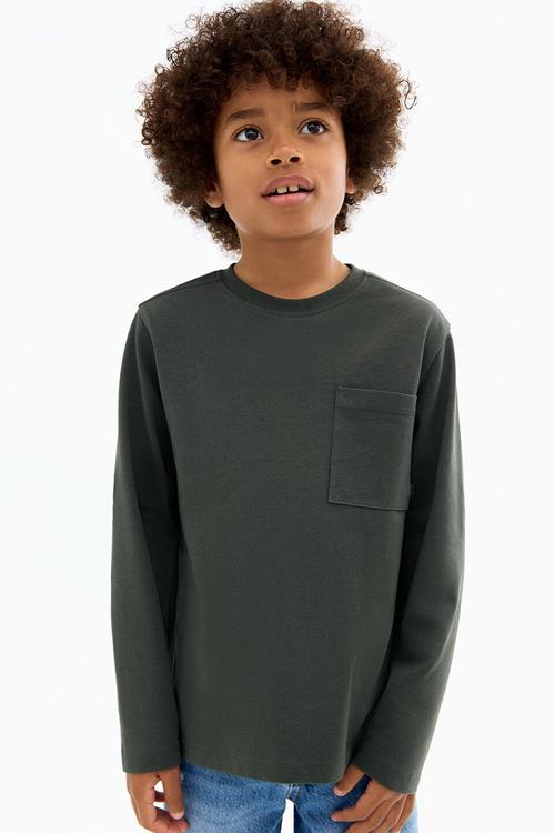T-shirt basica1 - dark green