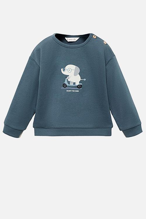 Sweatshirt enjoy - medium blue