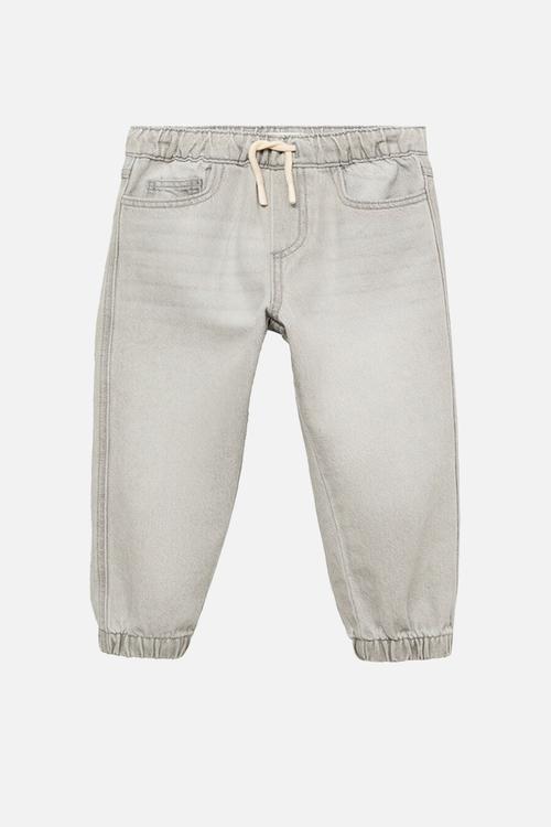 Jeans joggerb - open gray