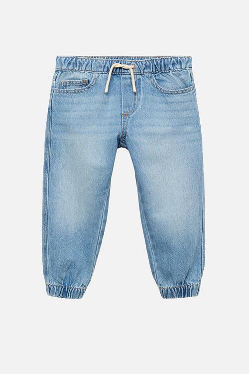 Jeans joggerb - open blue