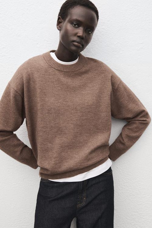 Sweater nekko - medium brown