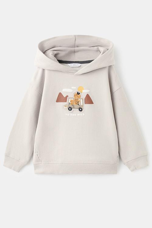 Sweatshirt JEEP - Light Pastel Brown