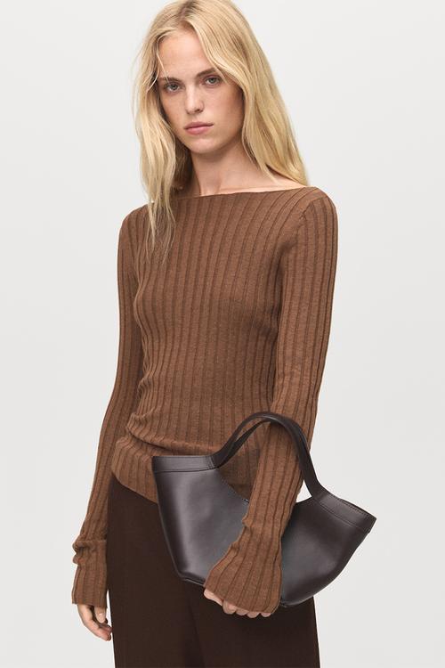 Sweater flurry - dark brown