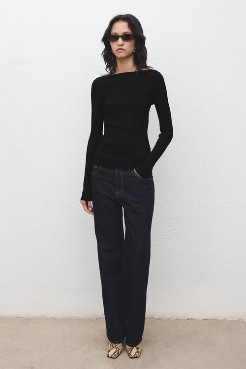 Sweater flurry - black