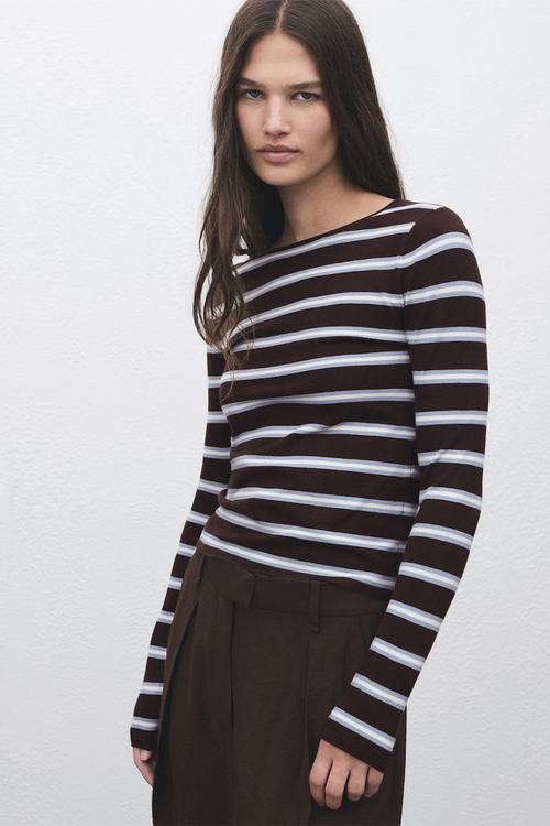 Sweater rirar - dark brown