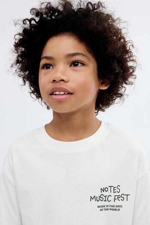T-shirt notes - natural