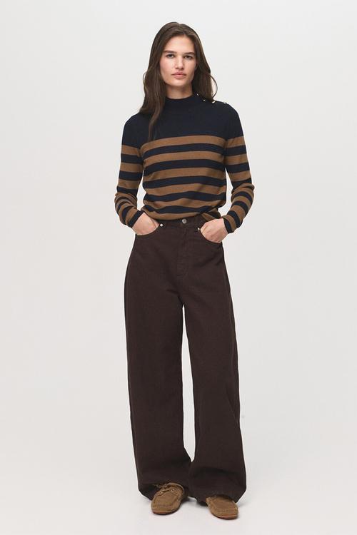 Sweater luccapk - medium brown