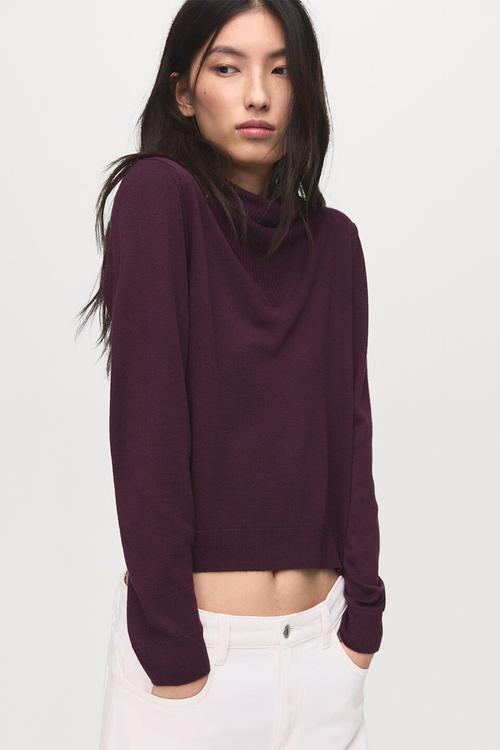 Sweater triangle - dark red