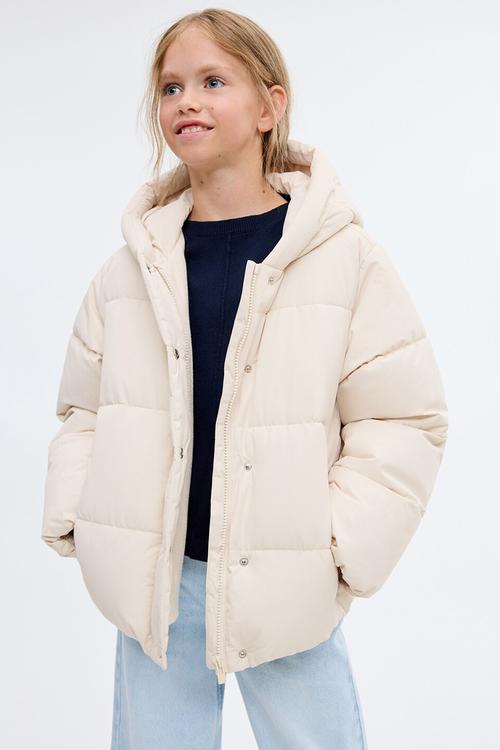 Puffer coat tina - light beige
