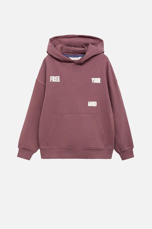 Sweatshirt free - dark red