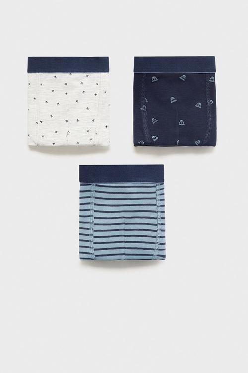 Boxers travel - medium blue