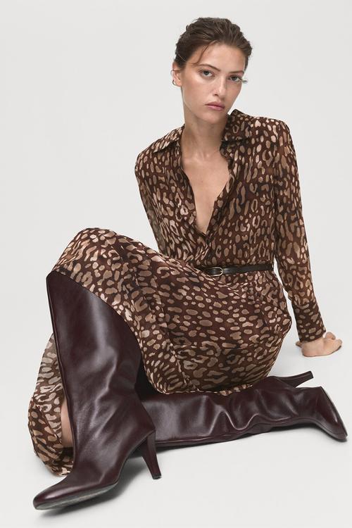 Dress stefi - brown