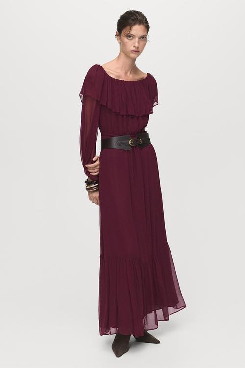Dress saba - dark red