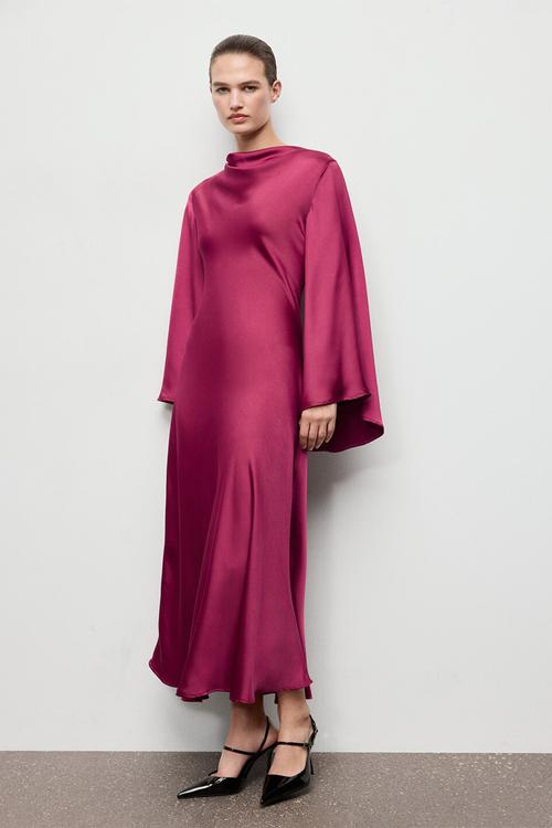 Dress maria - bright pink