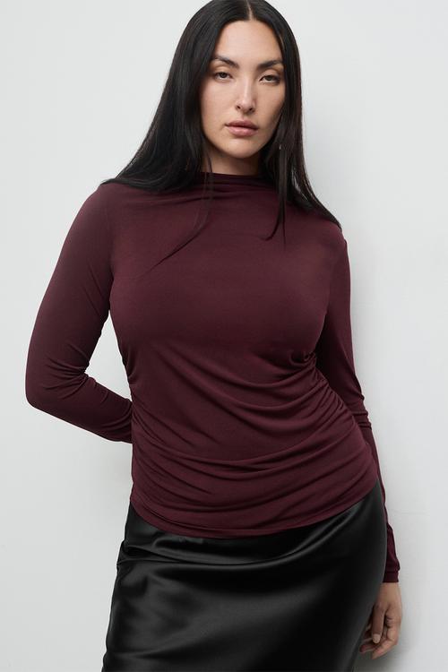 T-shirt chasi - dark red