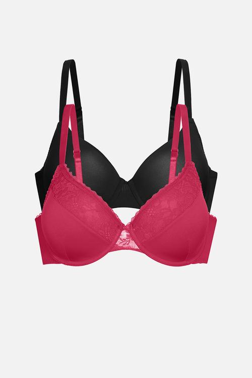 Sonia-2pp demi - red/black