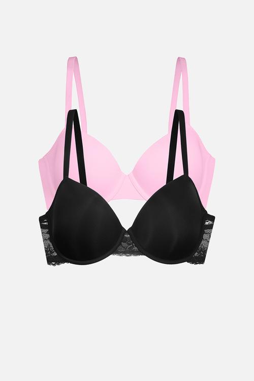 Willa-2pp demi - black/pink