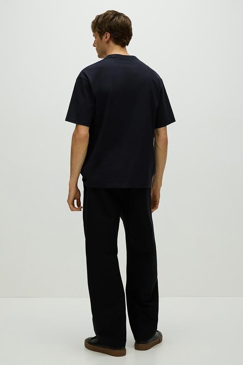 Coolmax® loose fit t-shirt - navy blue