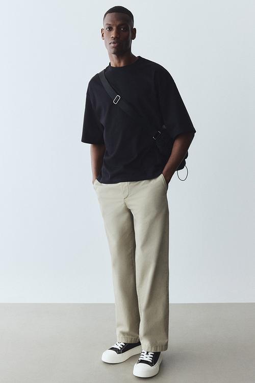 Oversized fit t-shirt - black