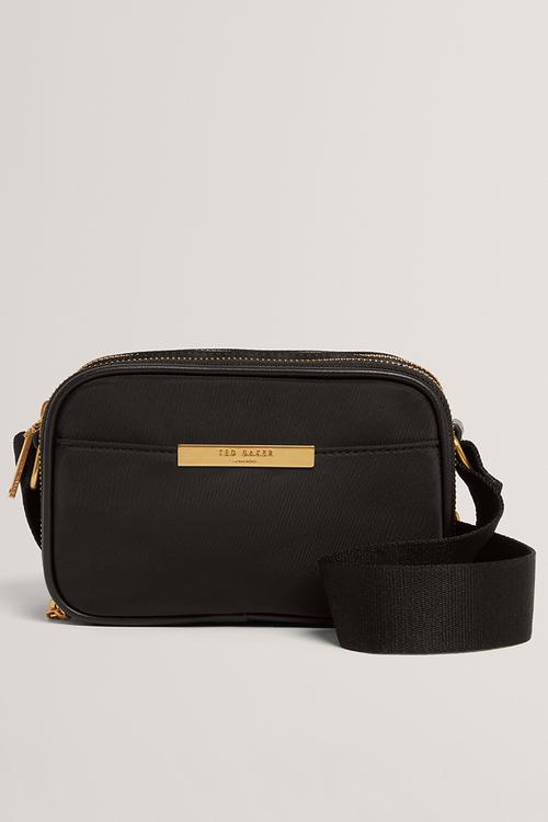 Nykila camera crossbody bag - black