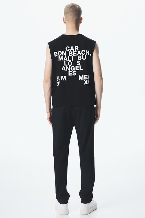 Slim fit trousers - black