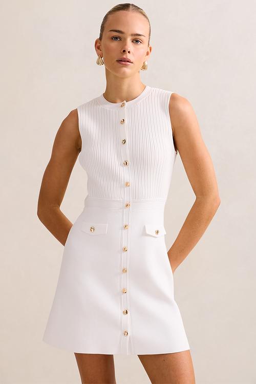 Issie Stitch Interest Mini Dress