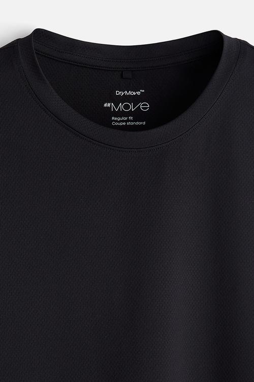 Regular fit sports vest top with drymove™ - black