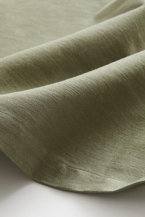 Cotton-blend tablecloth - sage green