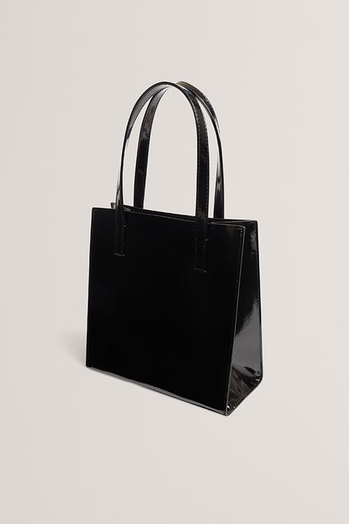 Crinion Crinkle Small Icon Bag- Black