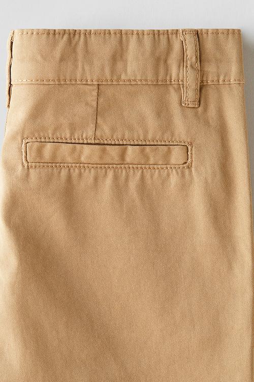 Cotton chino shorts - beige