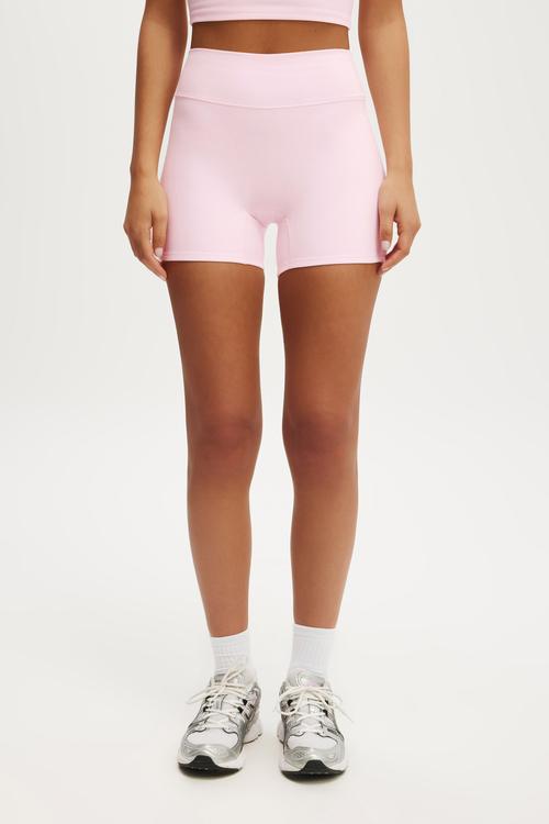 Ultra Soft Invisible Scrunch Shortie Short - Cherry Dream