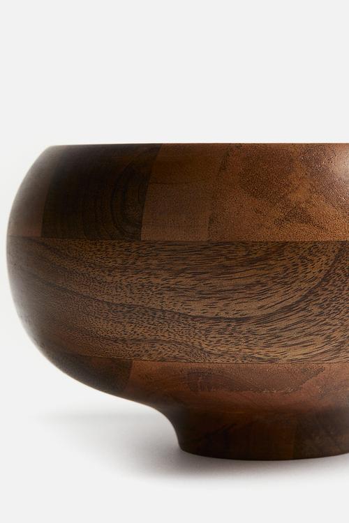 Mango wood bowl - brown 