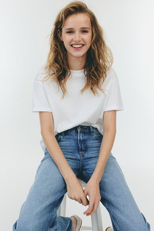 Loose-fit t-shirt - white