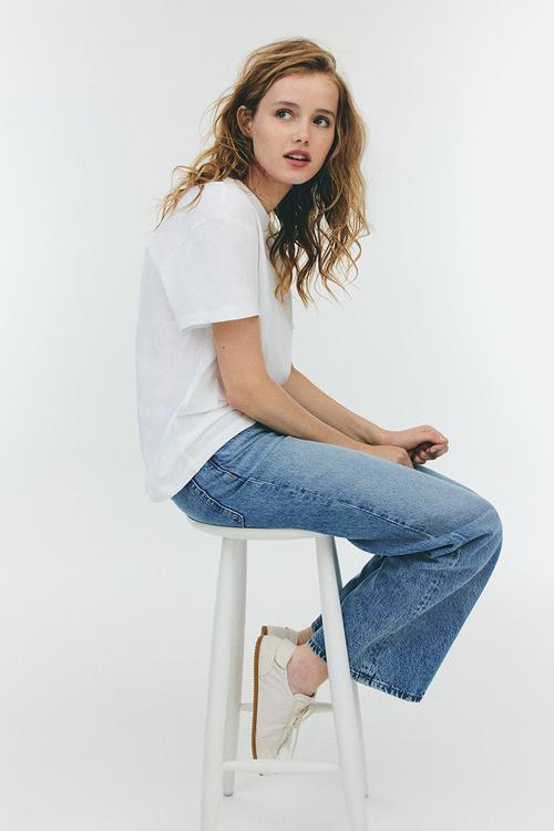Loose-fit t-shirt - white
