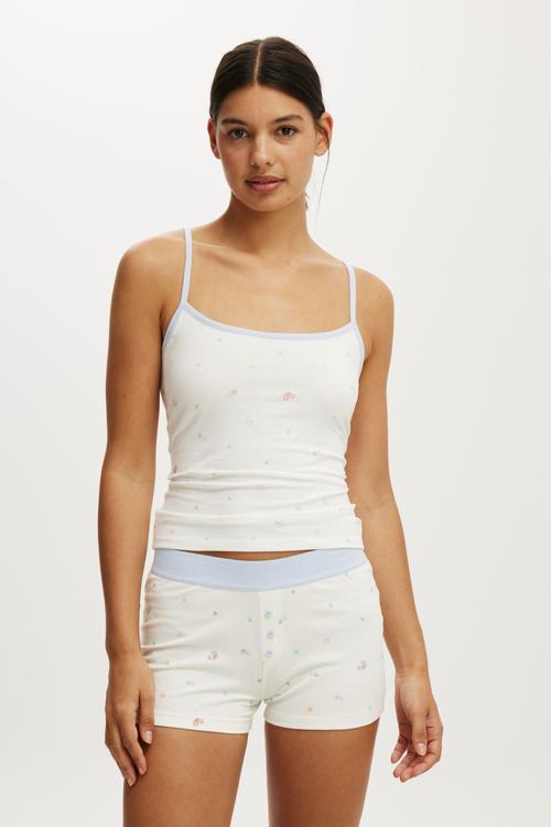 Dreamy soft boyshort - coconut milk/beach comber