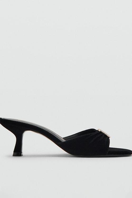 Piecean heel - black