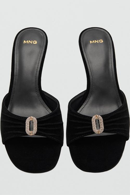 Piecean heel - black